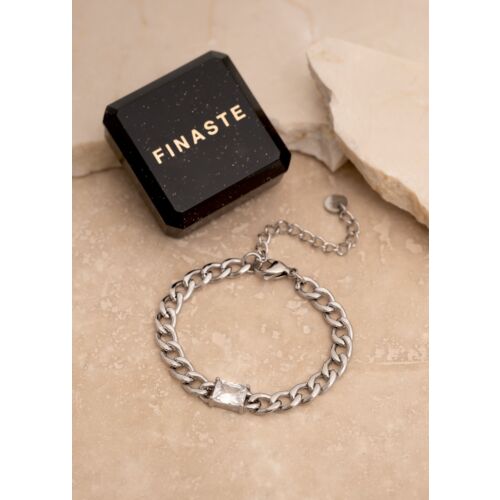 Chain bracelet crystal stone