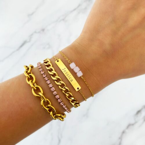 gouden armbanden mix