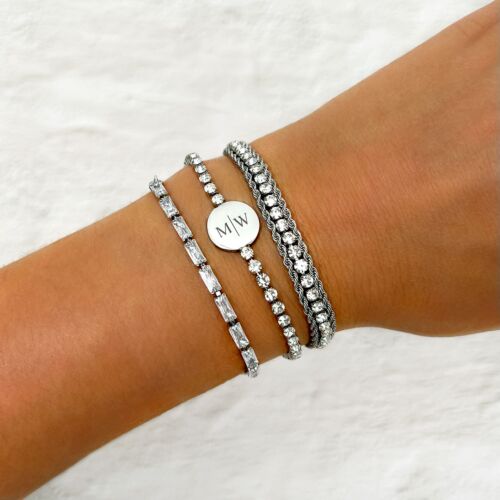 Luxe Tennis & Chain Armband 