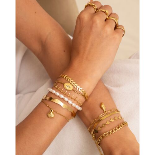 Armband boho goudkleurig