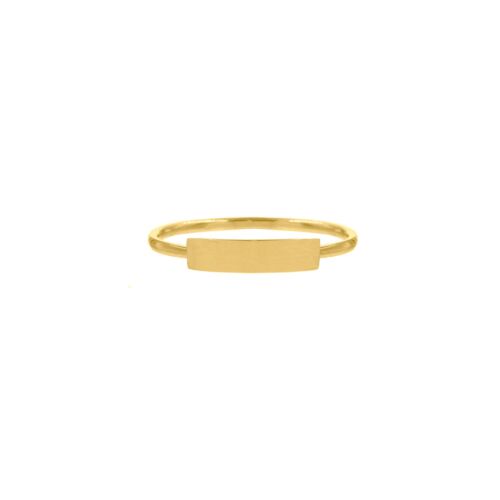 Ring bar gold plated