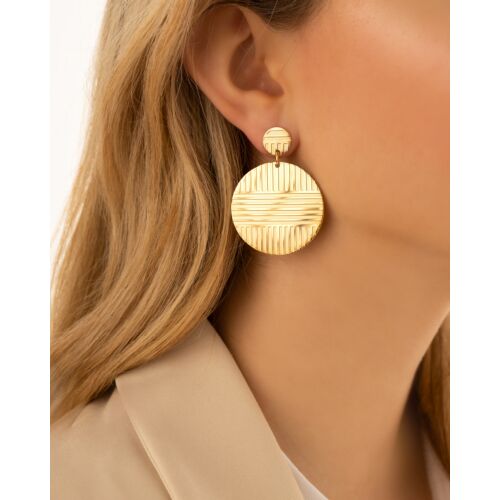 Lovely retro earrings goldplated