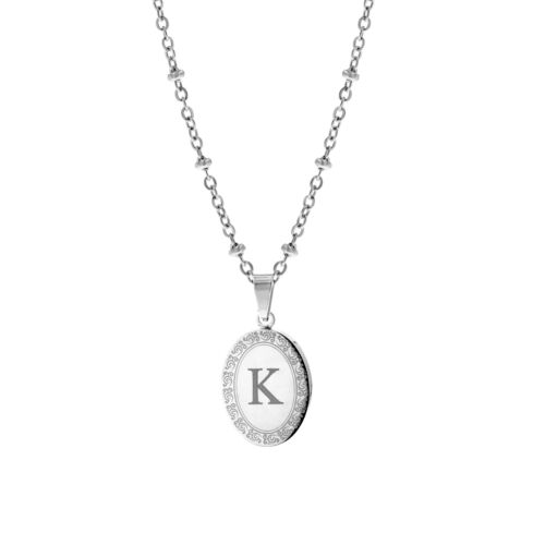 Initial ketting met bedel