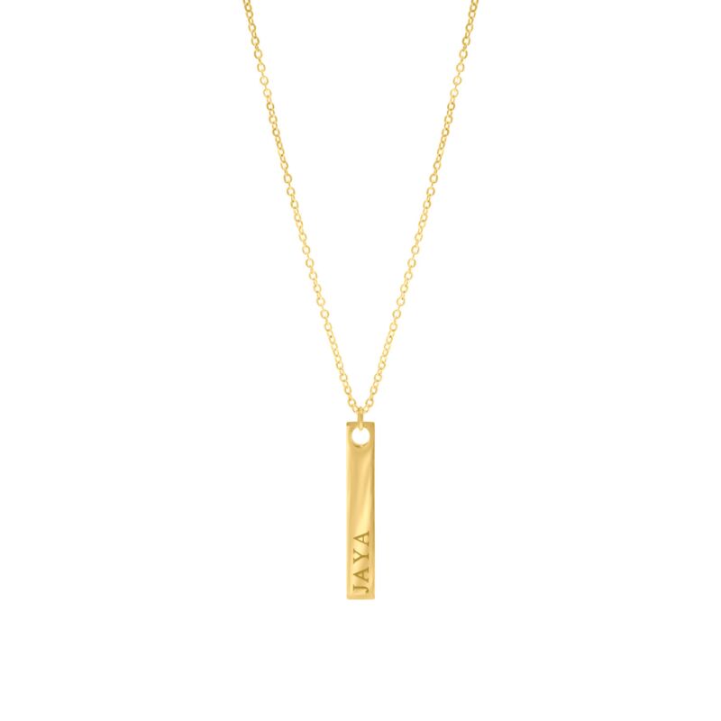 Naamketting Bar Goud