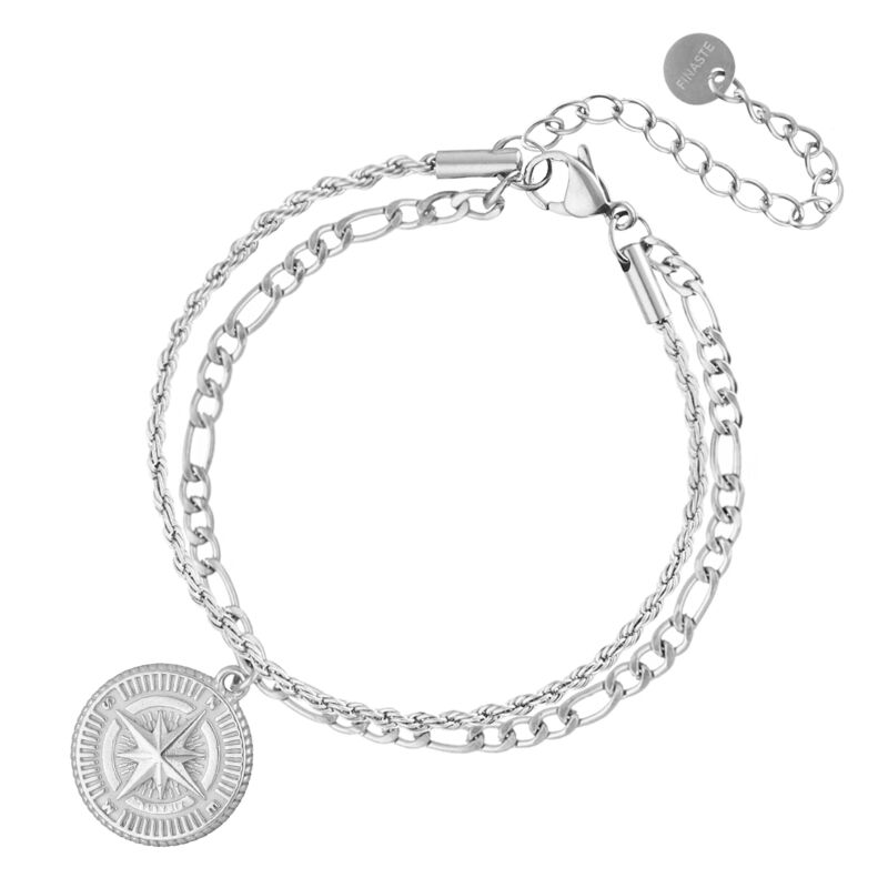 Compass bracelet double