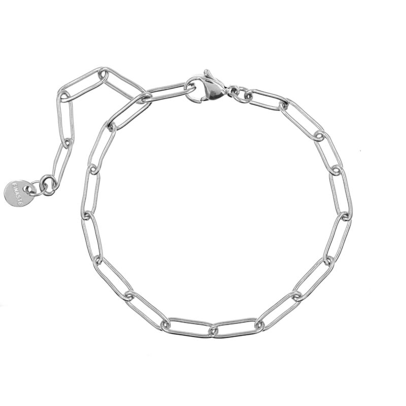 Schakelarmband Minimalistisch Zilver