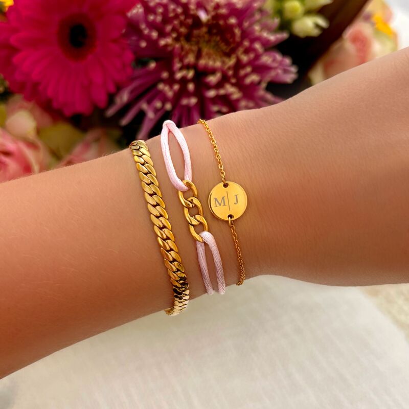 Gouden en roze armparty