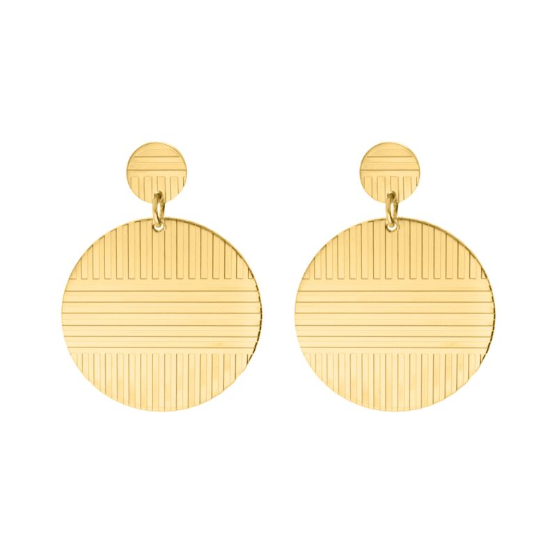 Lovely retro earrings goldplated