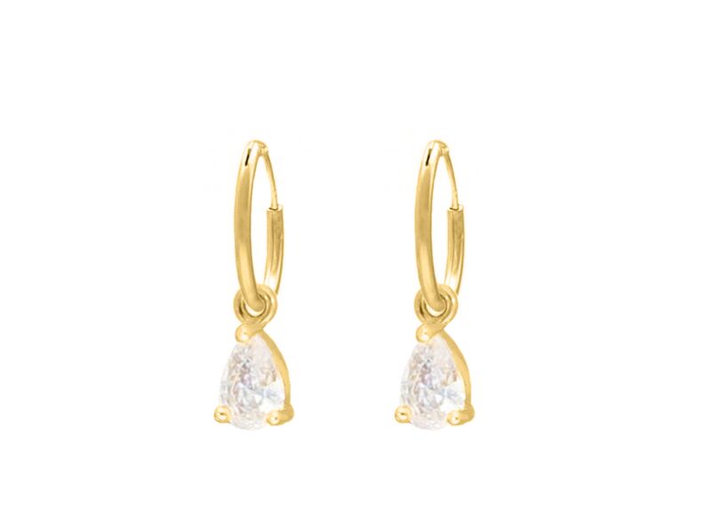 Earrings little drop goldplated