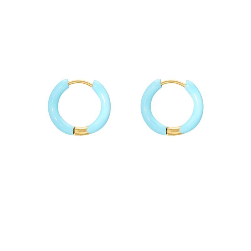 Hot summer earrings blue