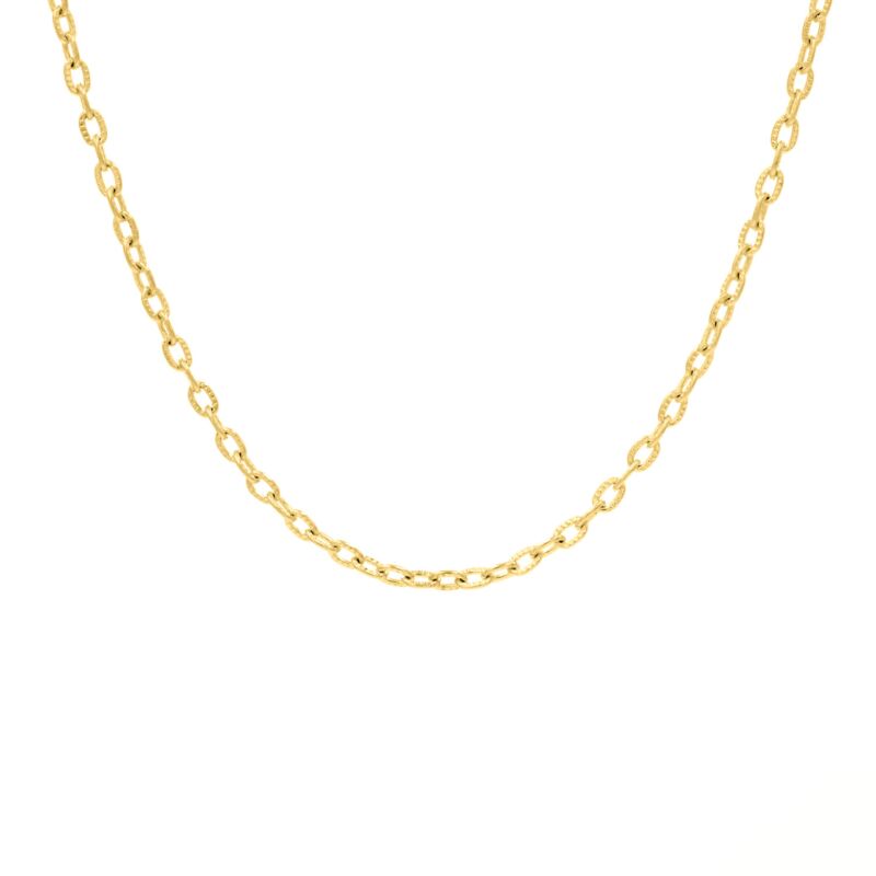 Gouden minimalistische ketting met schakeltjes