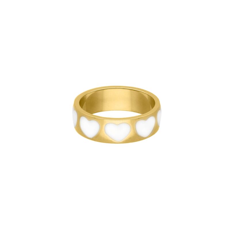 Love ring fashionista goudkleurig