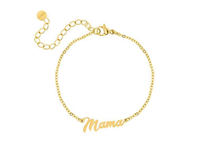 Mama armband goud kleurig