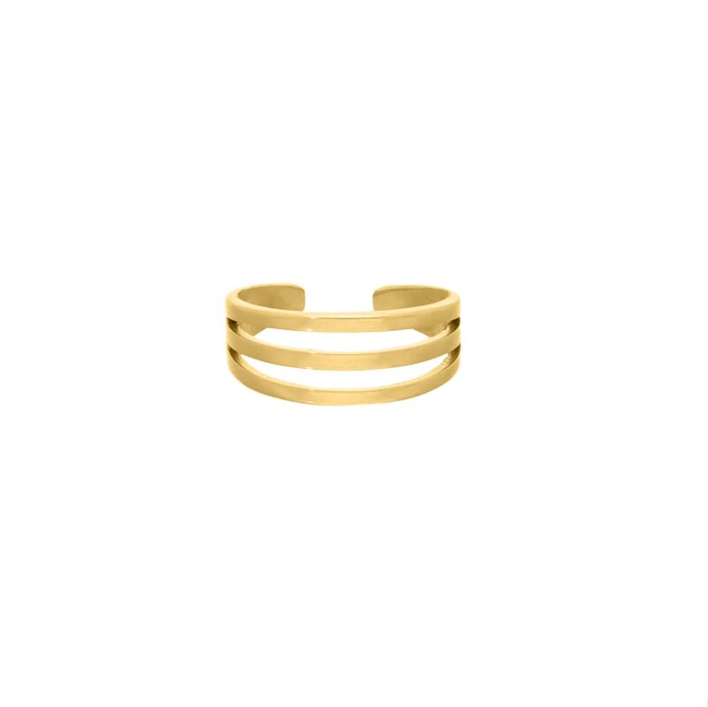 Ring multiple kleur goud