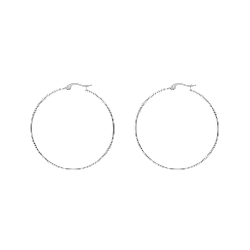 Big hoop earrings