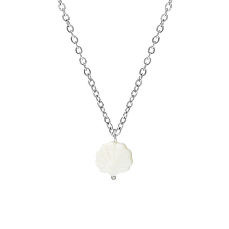 Shell necklace white