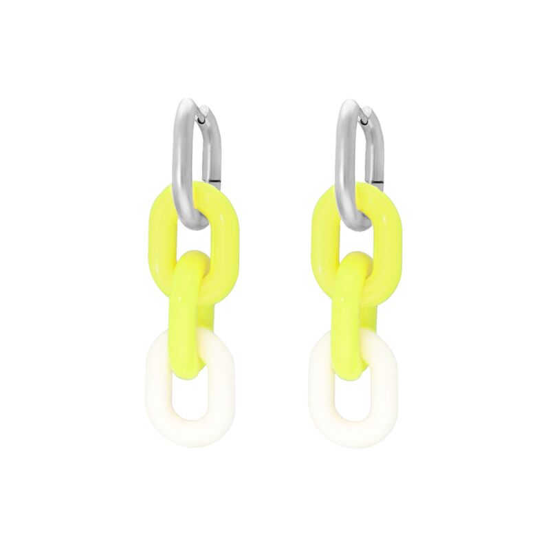 Oval hoops lemon