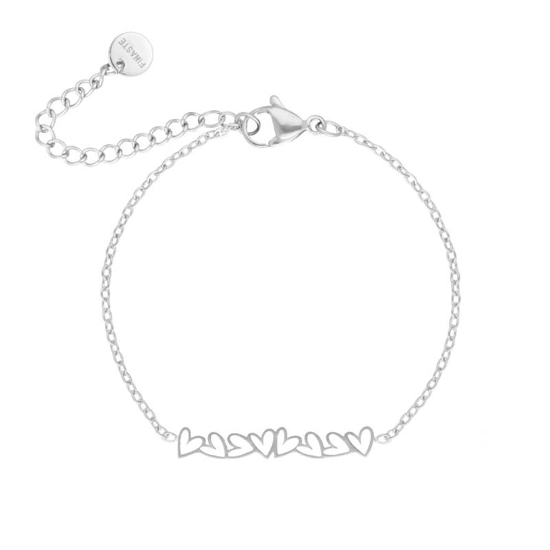 Bracelet open hearts