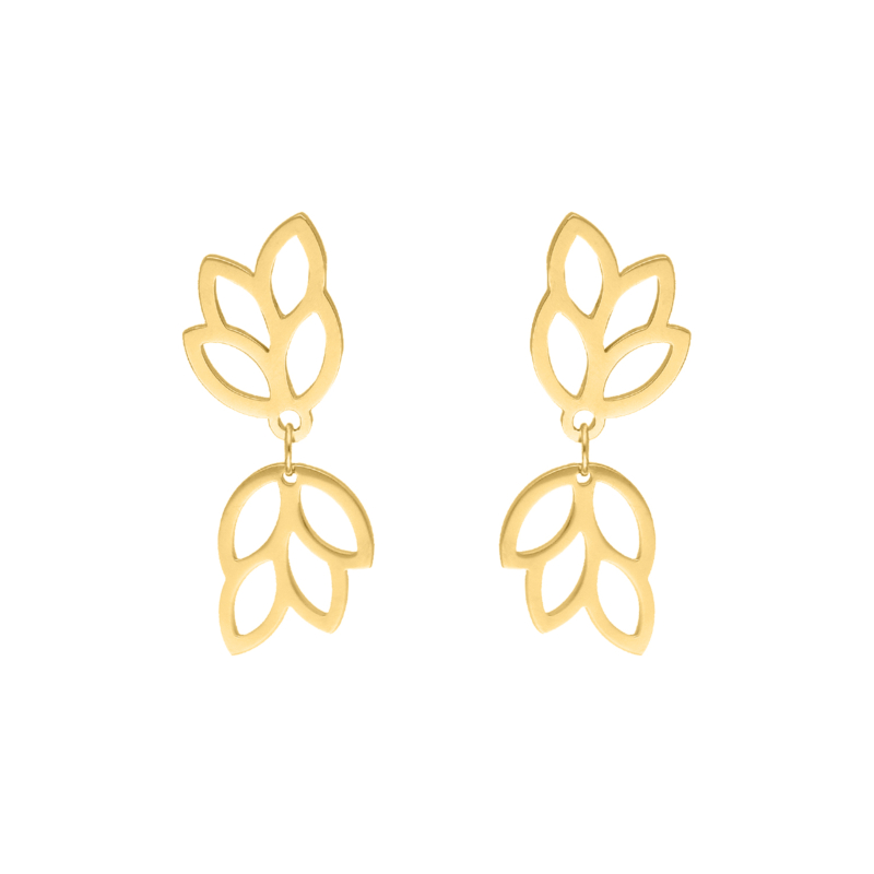 Earrings boho beauty goldplated