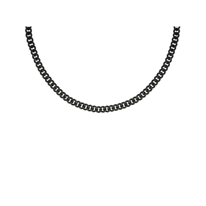 Zwarte schakelketting voor mannen