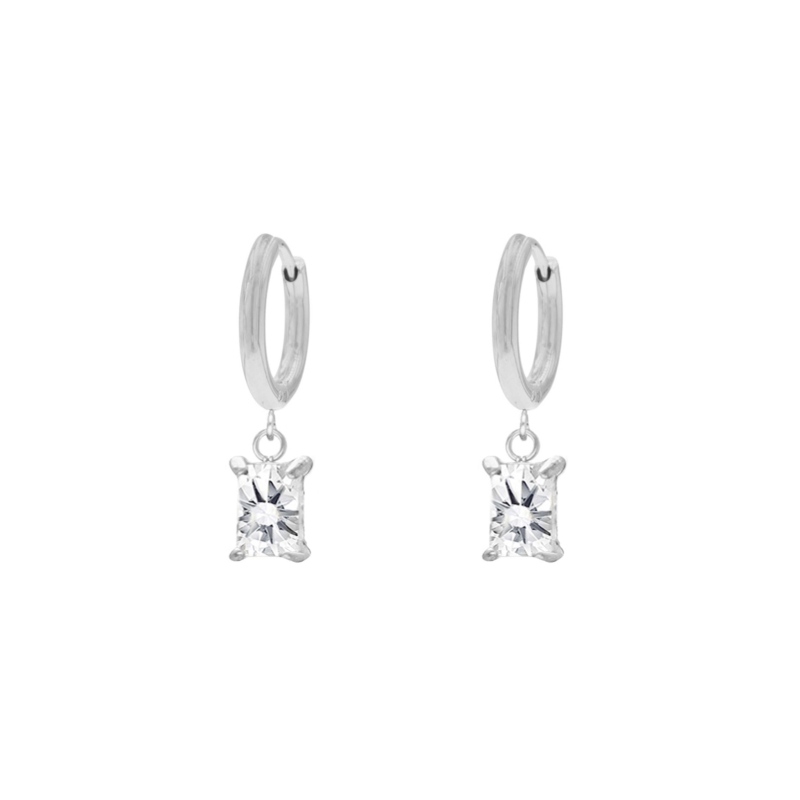 Statement oorringen big zilver