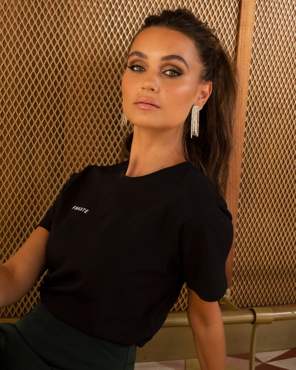 Finaste brand t-shirt zwart