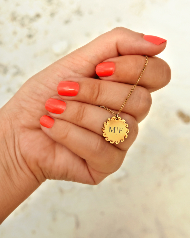 Gouden ketting graveerbaar