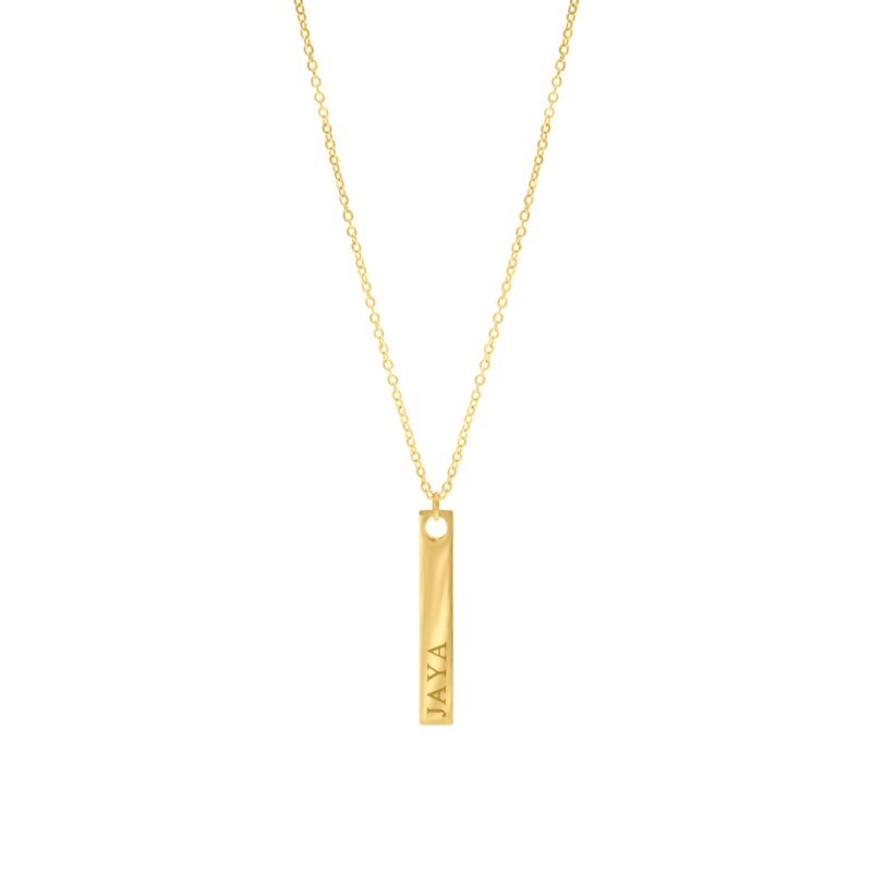 Naamketting Bar Goud