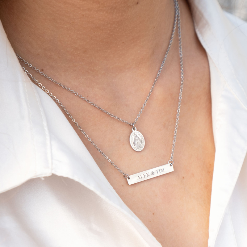 Zilveren kettinkjes graveerbaar