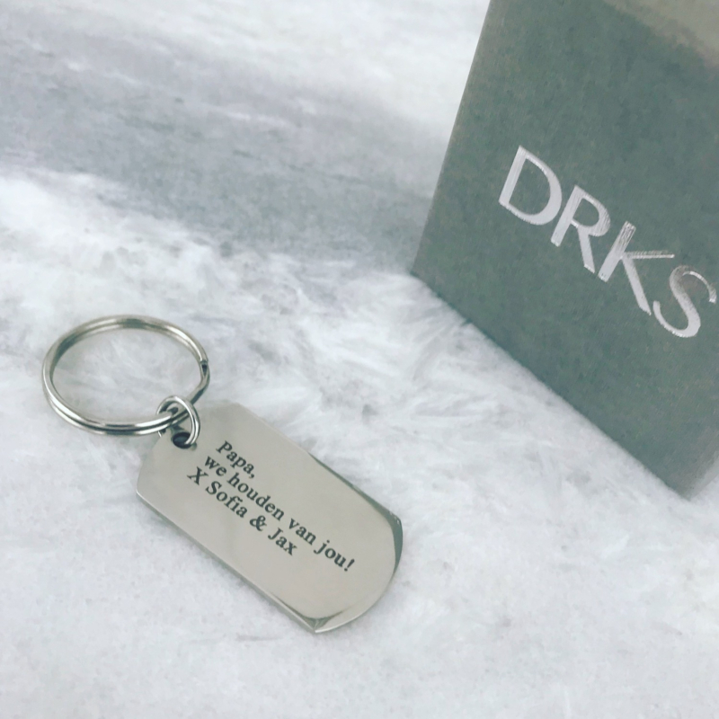 Persoonlijke sleutelhanger cadeau geven