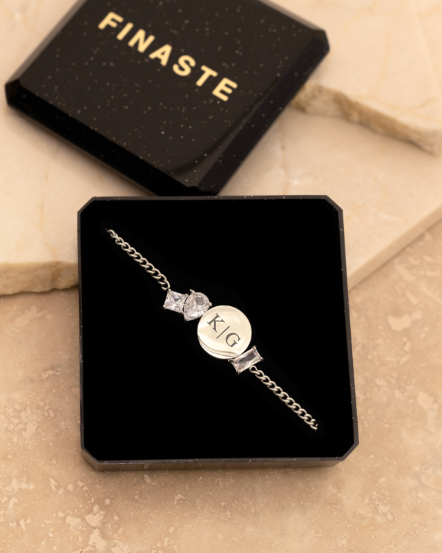 hartjes armband zilver in Finaste sieradendoosje