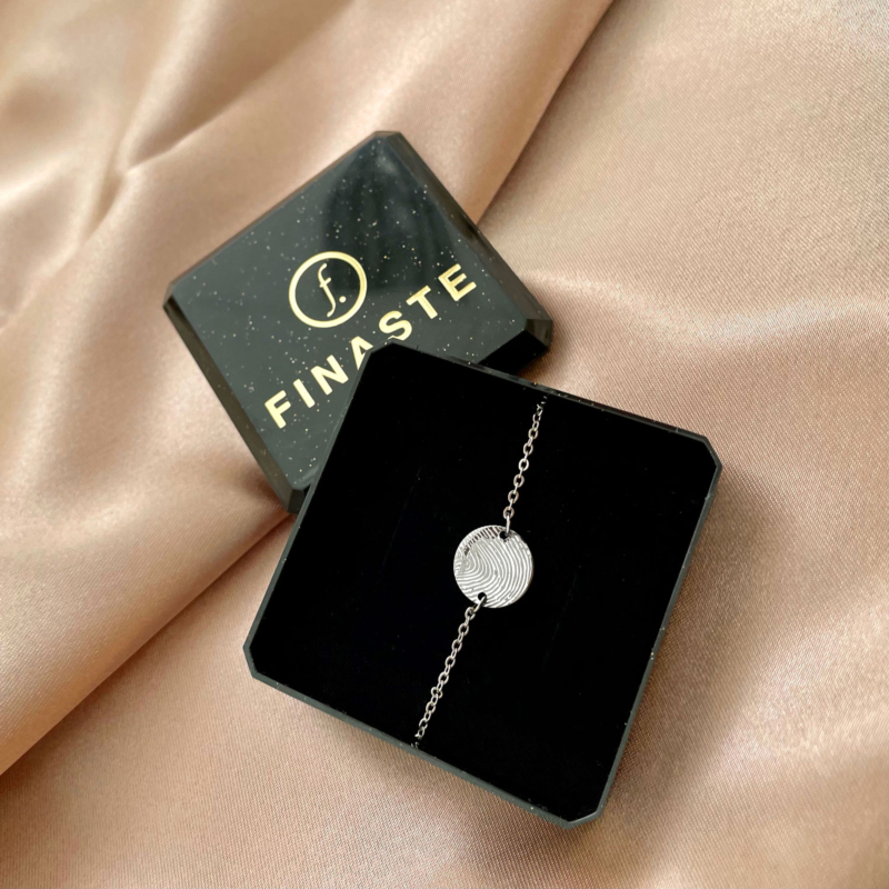 armband vingerafdruk in doosje finaste