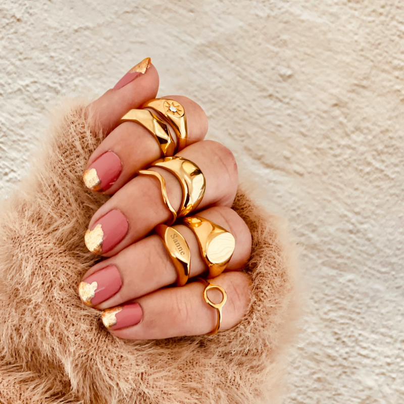 Mooie set met ringen voor een trendy look