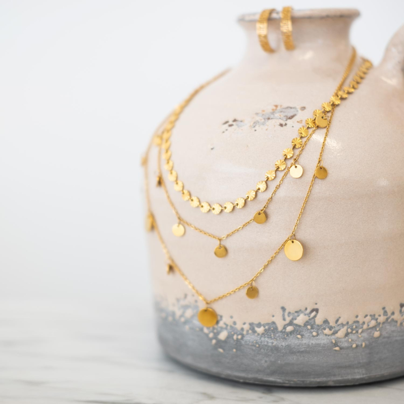 Trendy kettingen in het goudkleurig die je perfect kan combineren
