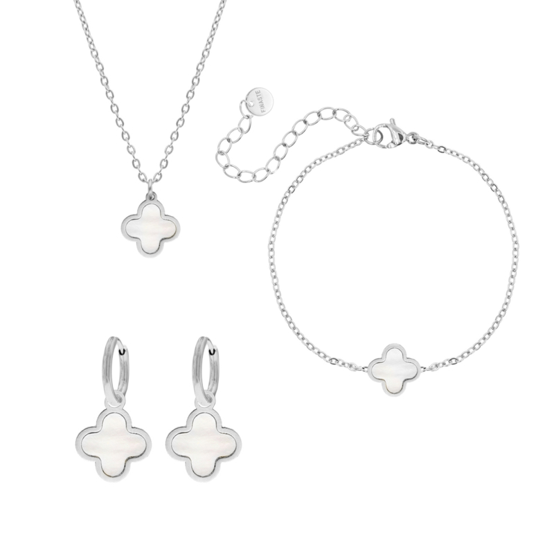 Luxury clover sieradenset