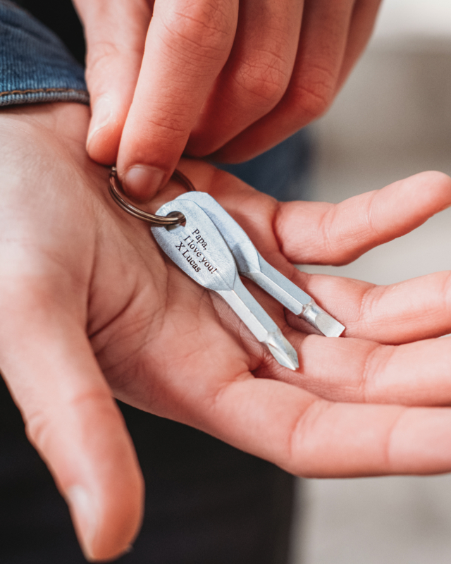 Sleutelhanger met gravering