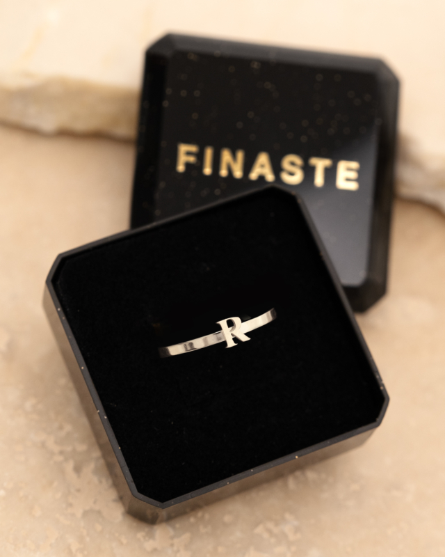Sieradendoosje met Initial ring mini