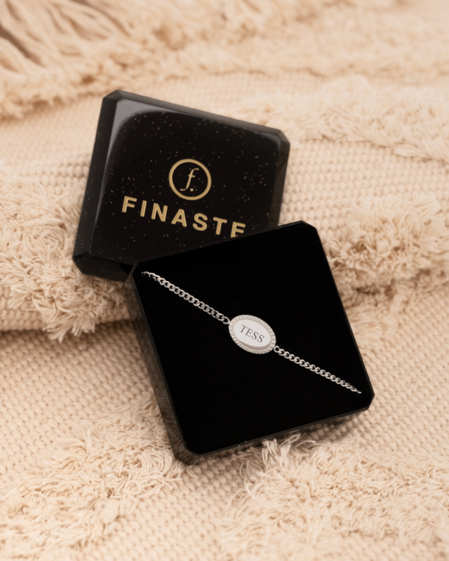 Vintage initial bracelet