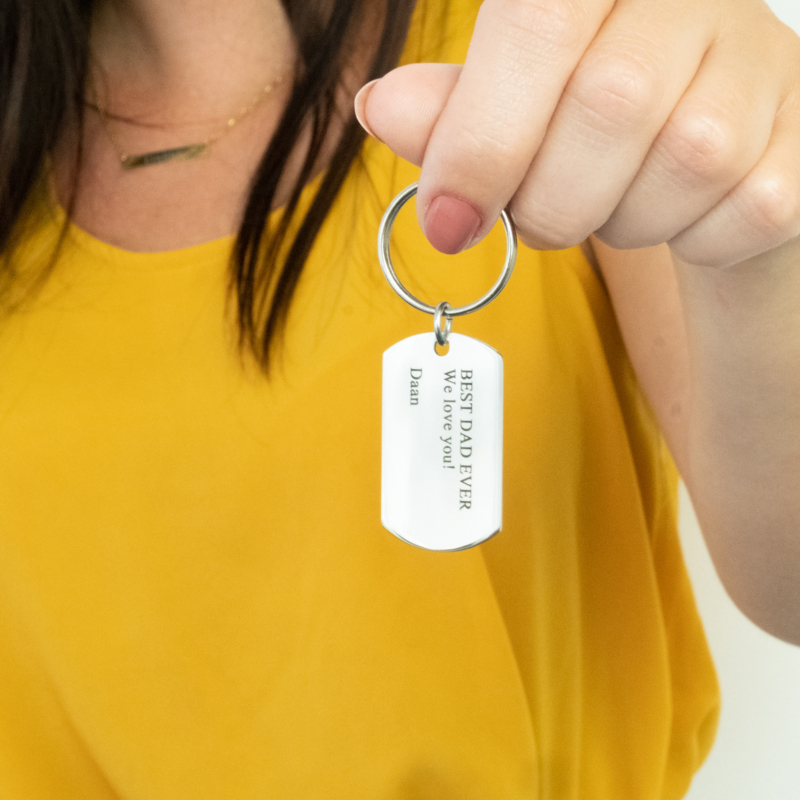 Graveerbare sleutelhanger kopen