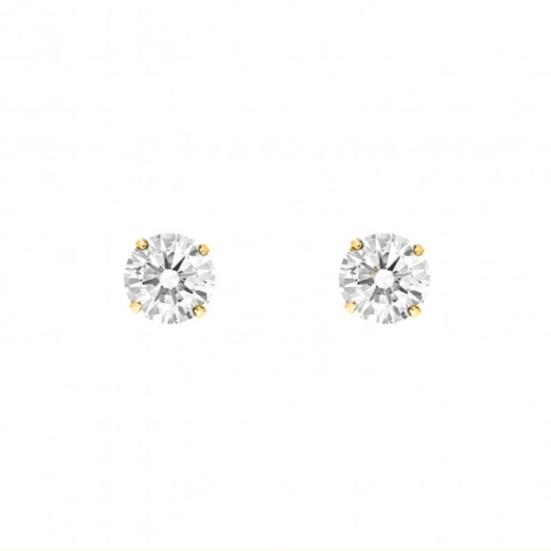 Sparkle Stud Oorbellen Small Goud Kleurig