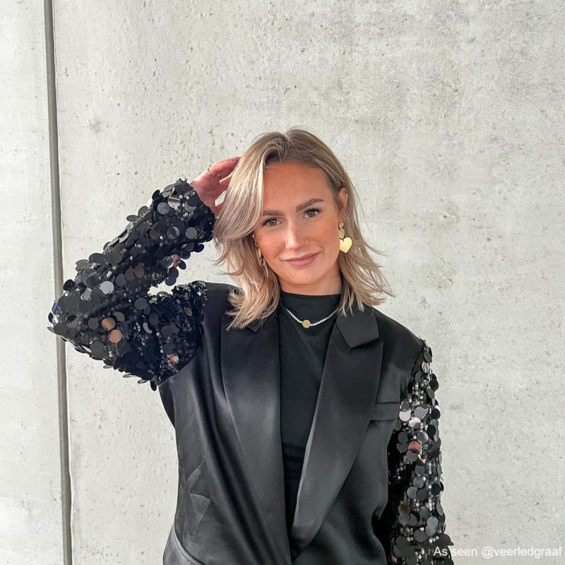 Triple heart earrings goldplated