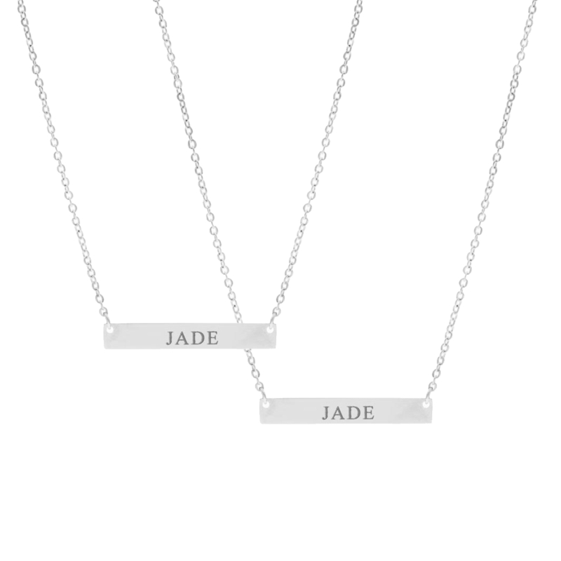 Moeder Dochter Kettingen Graveerbaar