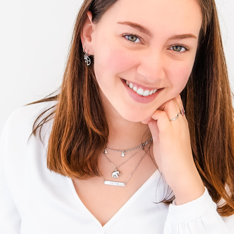 Leuke graveerbare ketting voor een complete set