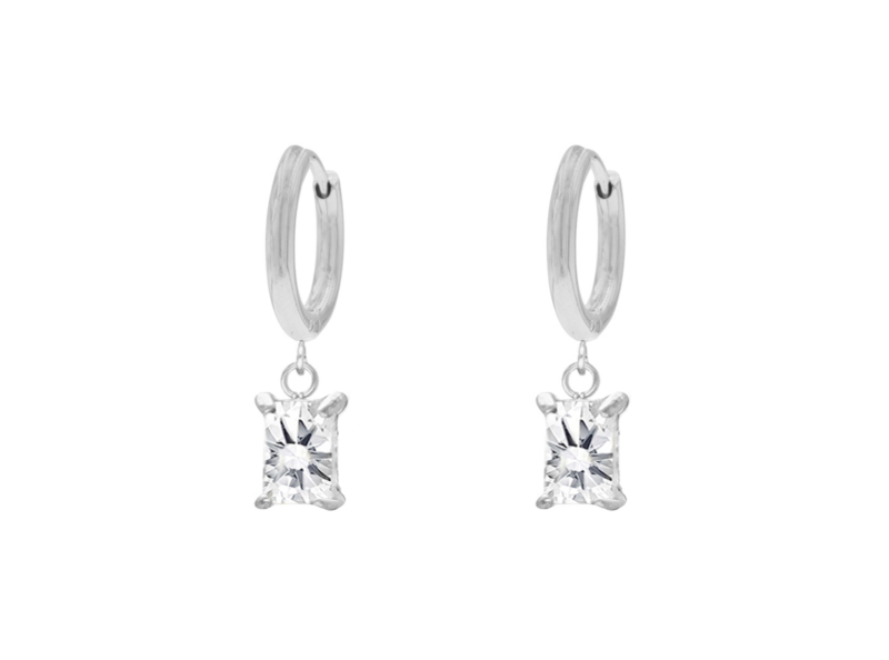 Statement oorringen big zilver