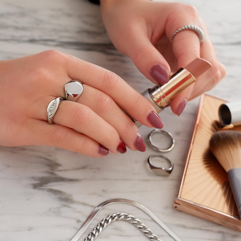 Mooie set met ringen om te dragen bij jouw look