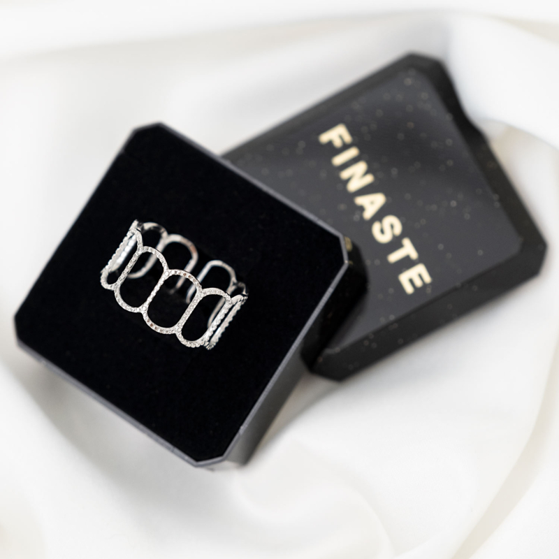 Vintage ing verstelbaar in sieradendoosje