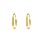 Oorringetjes Sterling Zilver 16 mm Verguld