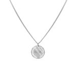 Coin necklace 2 initials