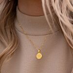 Gouden ketting met gravering