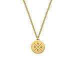 Ketting 4 initials exclusive goudkleurig